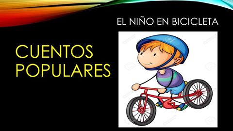 El niño en bicicleta